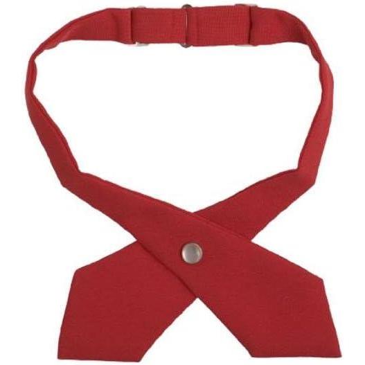 imageFrench Toast Girls Adjustable Solid Color Cross TieRed