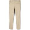 French Toast Girls Adjustable Waist Stretch Twill Skinny Pant (Standard & Plus)(Khaki)