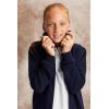 French Toast Girls’ Knit Jacket(Navy)