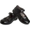 French Toast Girls Mary Jane Shoes Uniform Ballet Flats Dress School Shoes for Girls Size Toddler, Little Kid, Big Kid, Adult(Black Petal)