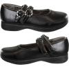 French Toast Girls Mary Jane Shoes Uniform Ballet Flats Dress School Shoes for Girls Size Toddler, Little Kid, Big Kid, Adult(Classic Black Double Flower)