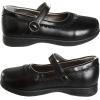 French Toast Girls Mary Jane Shoes Uniform Ballet Flats Dress School Shoes for Girls Size Toddler, Little Kid, Big Kid, Adult(Flower Petal Black)