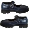 French Toast Girls Round Toe Ankle Strap Maryjane School Shoes – Mary Jane Chunky Platform Oxford Dress Shoe Pumps – Black/Navy/Brown (Size 12-5 Little Kid/Big Kid)(Navy)