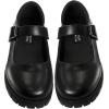 French Toast Girls Round Toe Ankle Strap Maryjane School Shoes – Mary Jane Chunky Platform Oxford Dress Shoe Pumps – Black/Navy/Brown (Size 12-5 Little Kid/Big Kid)(Black)