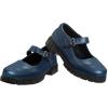 French Toast Girls Round Toe Ankle Strap Maryjane School Shoes – Mary Jane Chunky Platform Oxford Dress Shoe Pumps – Black/Navy/Brown (Size 12-5 Little Kid/Big Kid)(Navy)