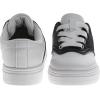 French Toast Kids Oxford Dress Shoes – Lace Up Loafer School Uniform Saddle Shoe for Girls and Boys (Sizes: 11-13 Little Kid / 1-7 Big Kid)(White Black)