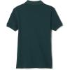 French Toast Women’s Cotton Blend Stretch Pique Short Sleeve Polo Shirt(Green)