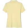 French Toast Women’s Cotton Blend Stretch Pique Short Sleeve Polo Shirt(Yellow)