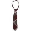 French Toast Boys’ Adjustable Solid 14-20 Size Tie(Burgundy Plaid)