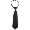 French Toast Boys’ Adjustable Solid 8-12 Size Tie(Black)