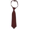 French Toast Boys’ Adjustable Solid 8-12 Size Tie(Burgundy)