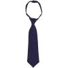 French Toast Boys’ Adjustable Solid 8-12 Size Tie(Navy)