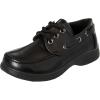 Black Slip-on Lace-up