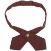 French Toast Girls Adjustable Solid Color Cross Tie(Burgundy)