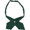 French Toast Girls Adjustable Solid Color Cross Tie(Green)