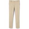 French Toast Girls Adjustable Waist Stretch Twill Skinny Pant (Standard & Plus)(Khaki)