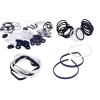 French Toast Kid’s School Uniform Assorted Hair Accessories, Navy Blue & White, One Size