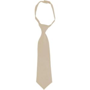 French Toast Boys’ Adjustable Solid 14-20 Size Tie(Khaki)