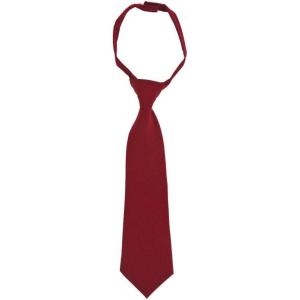 French Toast Boys’ Adjustable Solid 14-20 Size Tie(Red)