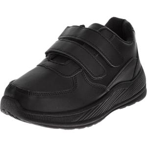 French Toast Boys Shoes – Kids Oxford School Uniform Loafer Church Dress Shoes Slip-On Faux-Leather (Toddler-Big Kid) (Black)(Black – Dual Straps)