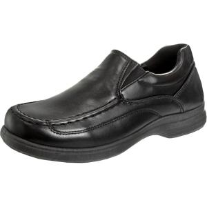 French Toast Boys Shoes – Kids Oxford School Uniform Loafer Church Dress Shoes Slip-On Faux-Leather (Toddler-Big Kid) (Black)(Black Slip-on)