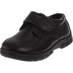 French Toast Boys Shoes – Kids Oxford School Uniform Loafer Church Dress Shoes Slip-On Faux-Leather (Toddler-Big Kid) (Black)(Ft Black)