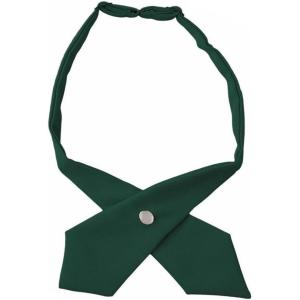 French Toast Girls Adjustable Solid Color Cross Tie(Green)