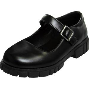 French Toast Girls Round Toe Ankle Strap Maryjane School Shoes – Mary Jane Chunky Platform Oxford Dress Shoe Pumps – Black/Navy/Brown (Size 12-5 Little Kid/Big Kid)(Black)