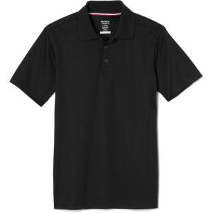 French Toast Kids’ Moisture Wicking Performance Sport Polo(Black)