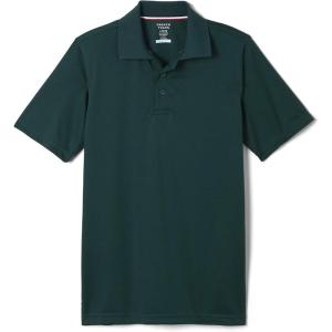 French Toast Kids’ Moisture Wicking Performance Sport Polo(Hunter Green)