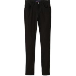 French Toast Women’s Super Stretch Skinny Uniform Pants with Pockets(Black)
