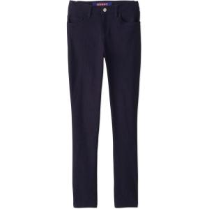 French Toast Women’s Super Stretch Skinny Uniform Pants with Pockets(Navy Blue)