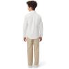 French Toast Men’s Long Sleeve Oxford Shirt(Light Blue)