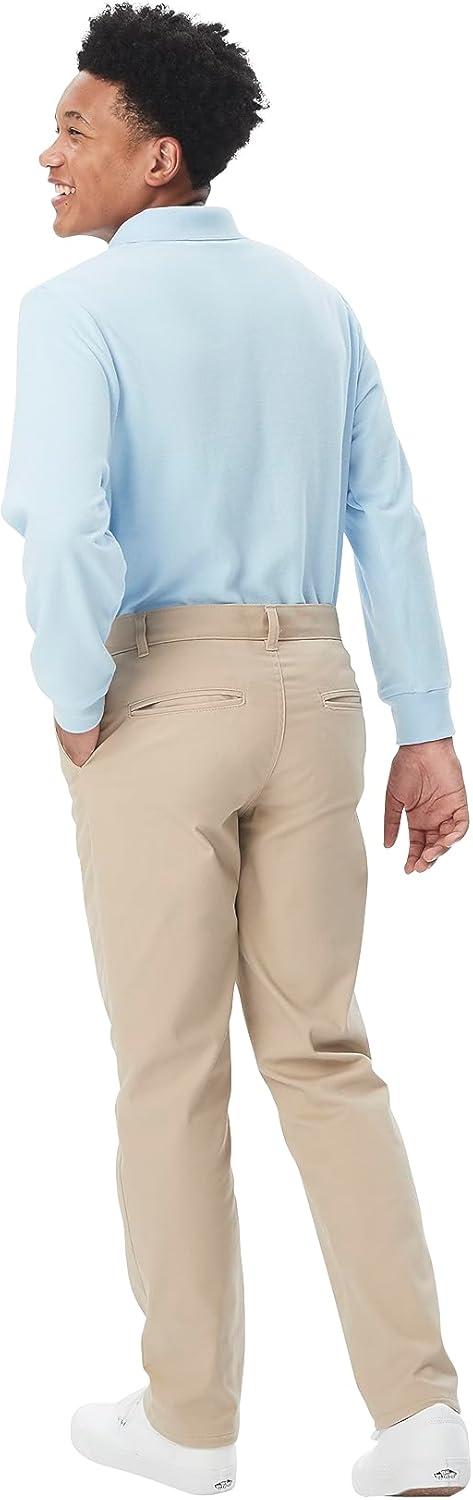 imageFrench Toast Mens Straight Fit Stretch Twill Chino PantPantsKhaki