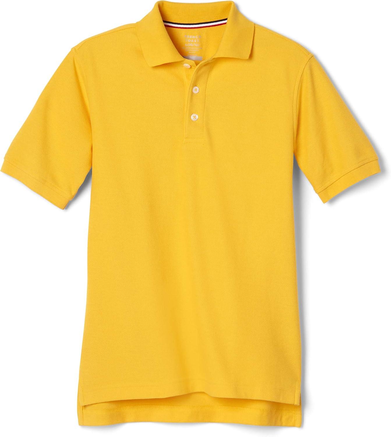 imageFrench Toast Unisex Adult Pique Polo Standard amp HuskyGold