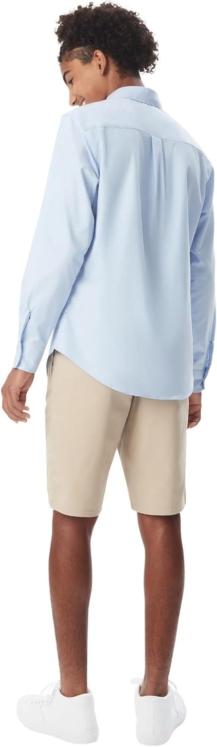 imageFrench Toast Young Mens Long Sleeve Oxford ShirtLight Blue