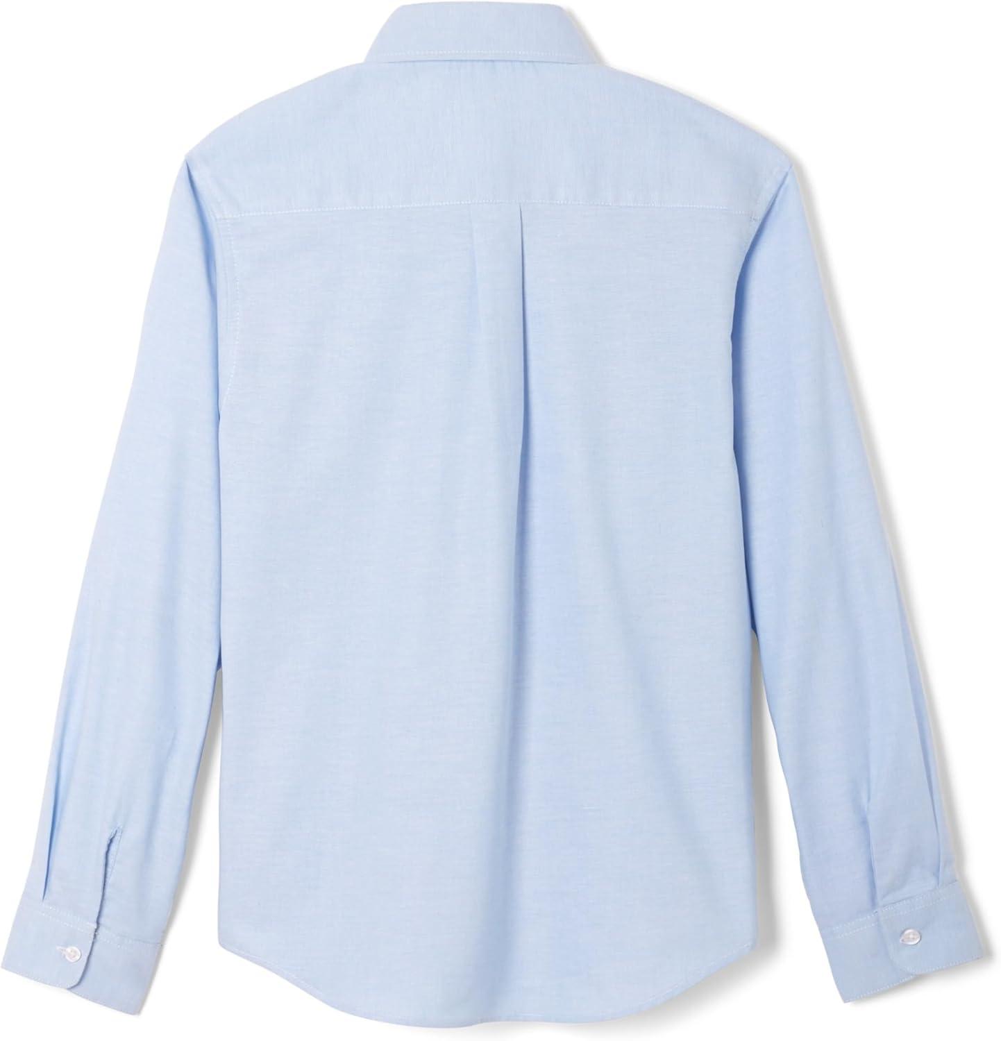 imageFrench Toast Young Mens Long Sleeve Oxford ShirtLight Blue