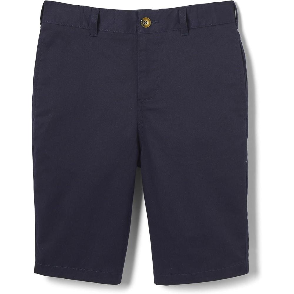 imageFrench Toast Mens Flat Front Stretch Twill ShortNavy