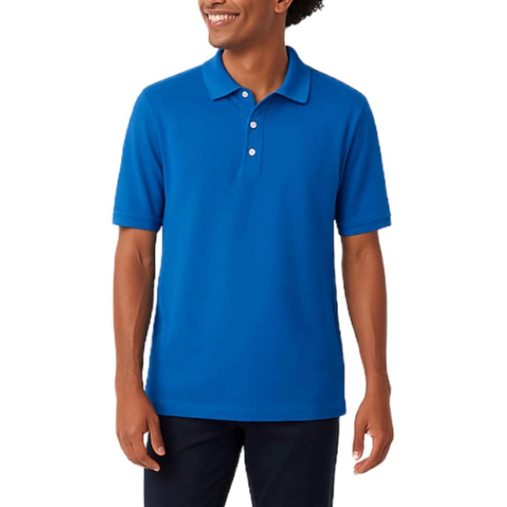 imageFrench Toast Unisex Adult Pique Polo Standard amp HuskyRoyal