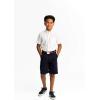 French Toast Men’s Short Sleeve Poplin Dress Shirt(2pk White)