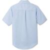 French Toast Men’s Short Sleeve Poplin Dress Shirt(Light Blue Stretch)