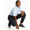 French Toast Men’s Short Sleeve Poplin Dress Shirt(Light Blue Stretch)