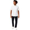 French Toast Men’s Short Sleeve Poplin Dress Shirt(White)