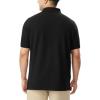 French Toast Unisex Adult Pique Polo (Standard & Husky)(Black)