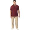 French Toast Unisex Adult Pique Polo (Standard & Husky)(Burgundy)