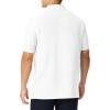 French Toast Unisex Adult Pique Polo (Standard & Husky)(White)