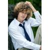 French Toast Young Mens Long Sleeve Oxford Shirt(White)