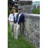 French Toast Young Mens Long Sleeve Oxford Shirt(White)