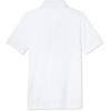 French Toast Young Men’s Moisture Wicking Performance Sport Polo Short Sleeve Shirt(White)