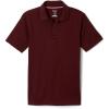French Toast Unisex Adult Moisture Wicking Sport Polo(Burgundy)